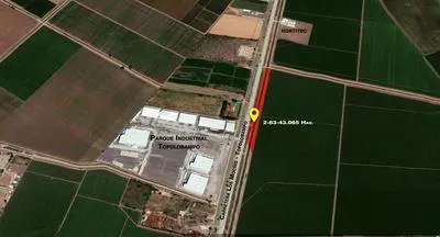 13_1388 | En Venta excelente Terreno Agroindustrial, Carretera Los Mochis - Topolobampo. | GM Inmobiliaria
